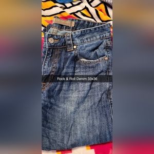 Men's Rock and Roll Denim Jeans